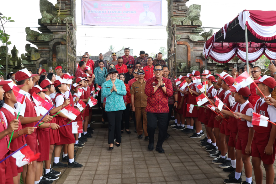 Bupati Sanjaya Gelar Bungan Desa ke-59 di Wanasari